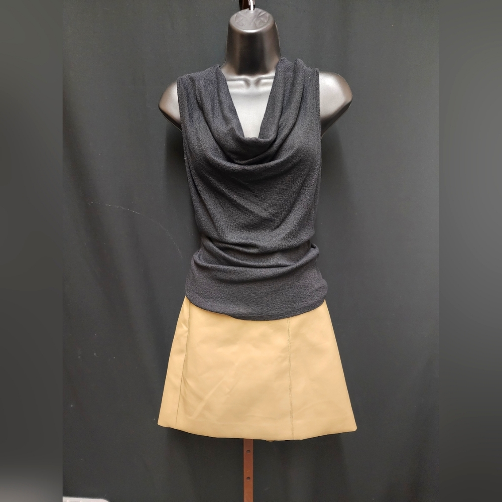 Double Zero pleather skirt